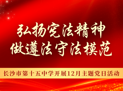 弘扬宪法精神 做遵法守法模范｜6163银河开展12月主题党日活动